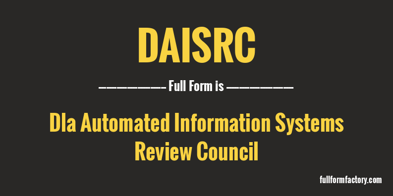 daisrc-full-form