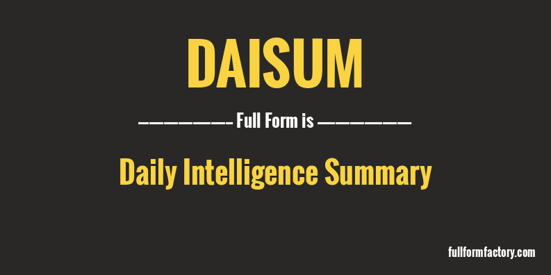 daisum-full-form