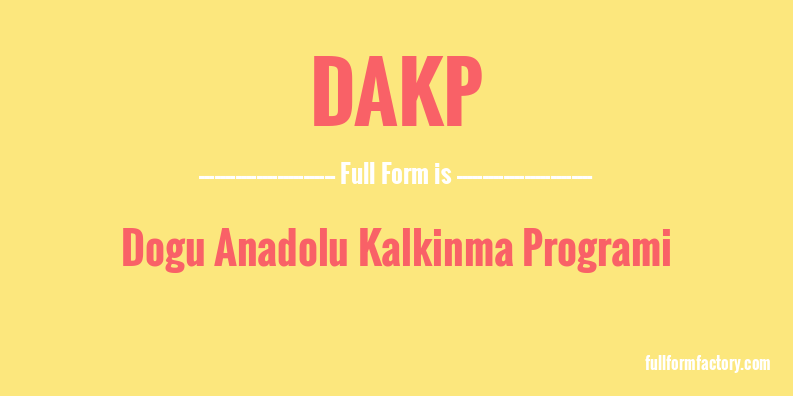 dakp-full-form