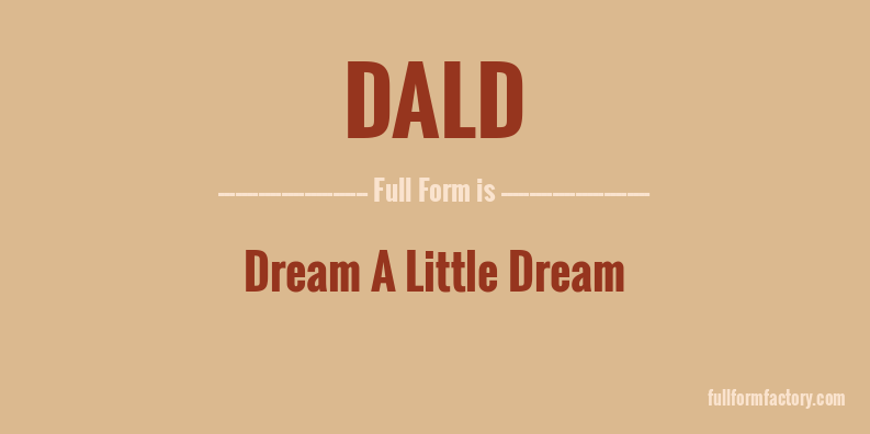 dald-full-form