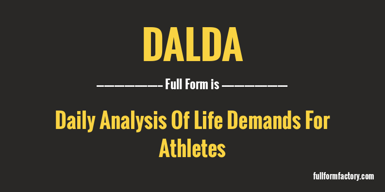 dalda-full-form