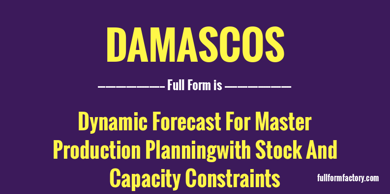 damascos-full-form