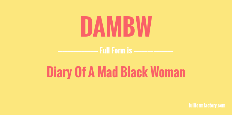 dambw-full-form