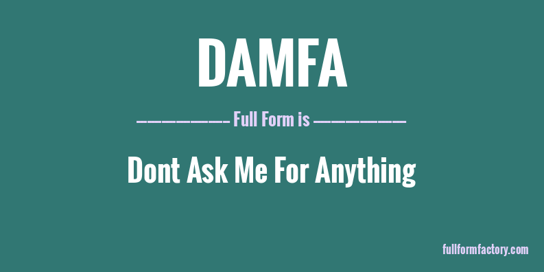 damfa-full-form