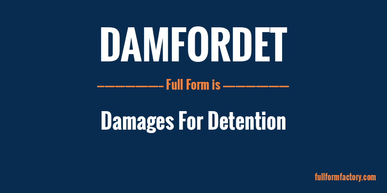 damfordet-full-form