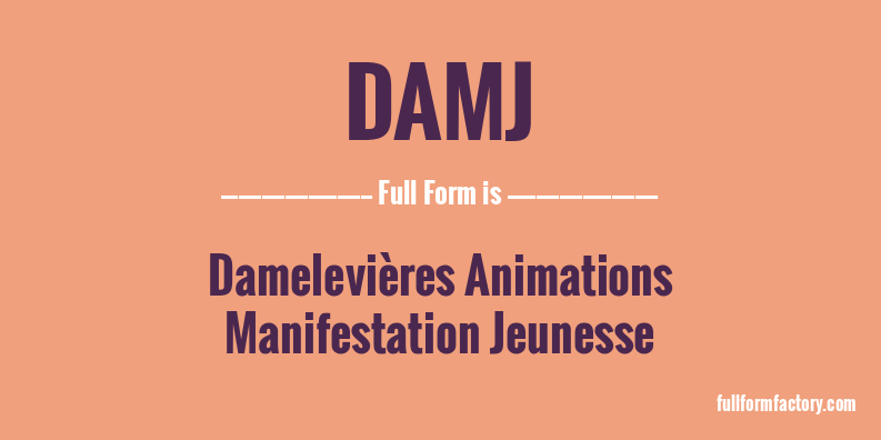 damj-full-form