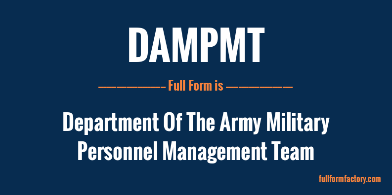 dampmt-full-form