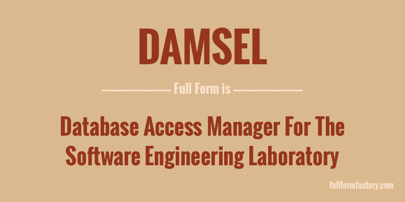 damsel-full-form