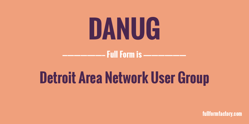 danug-full-form