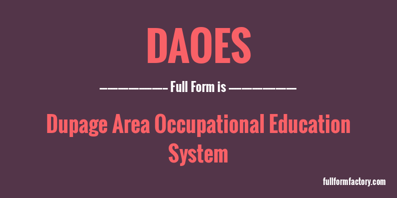 daoes-full-form