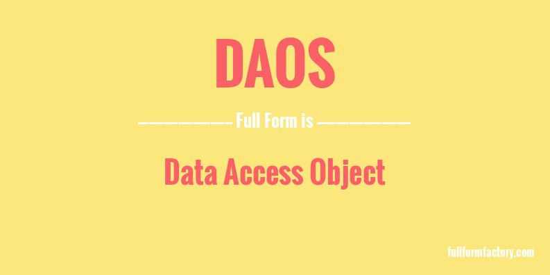 daos-full-form