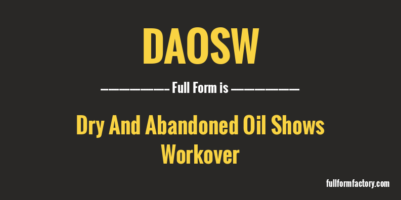 daosw-full-form