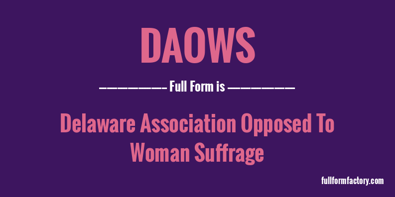 daows-full-form