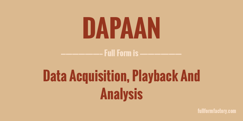 dapaan-full-form