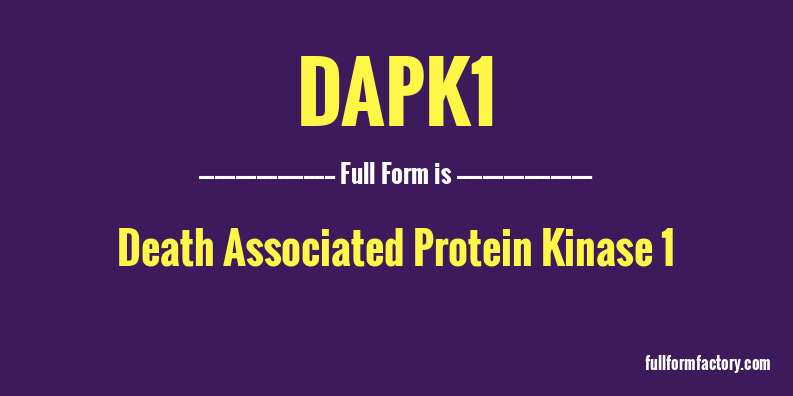 dapk1-full-form