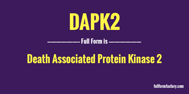 dapk2-full-form