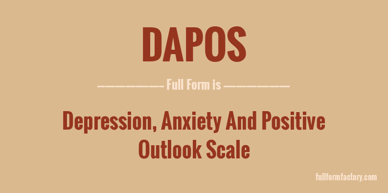 dapos-full-form