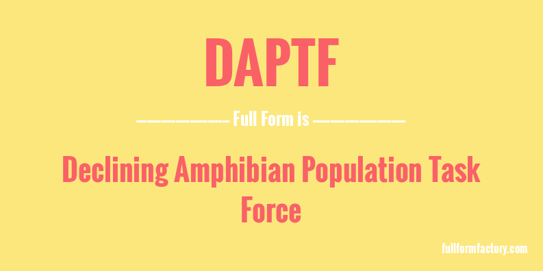 daptf-full-form