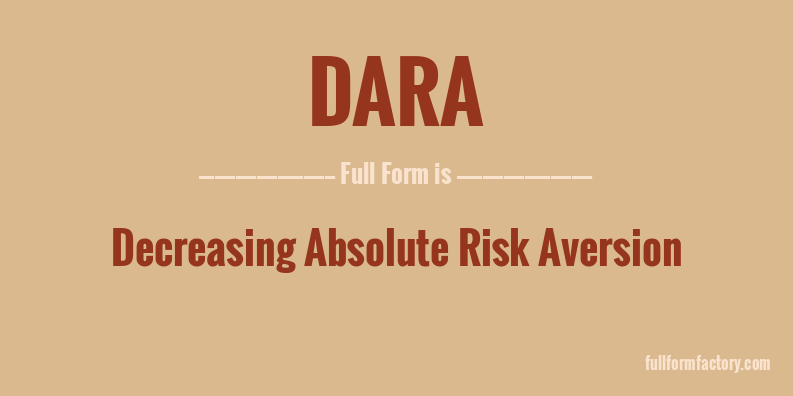 dara-full-form