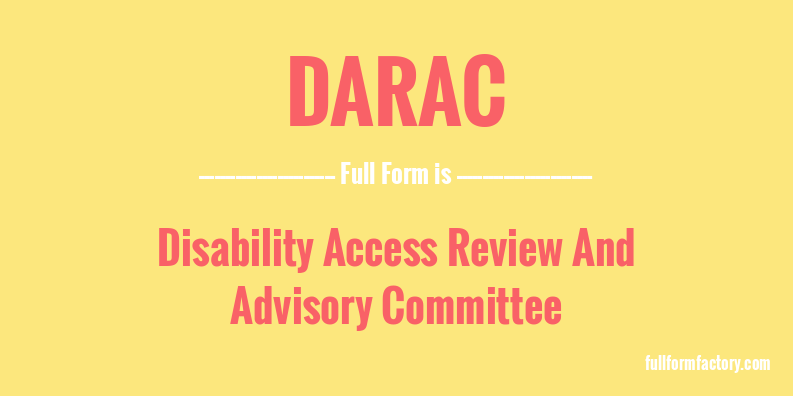 darac-full-form