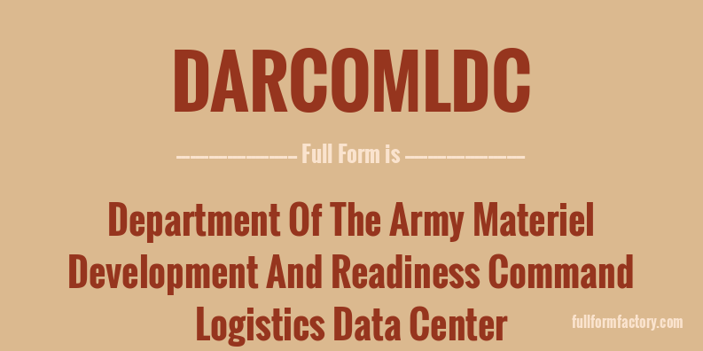 darcomldc-full-form