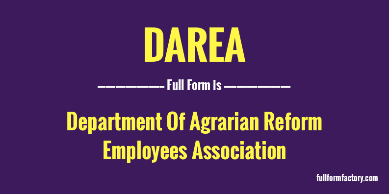 darea-full-form