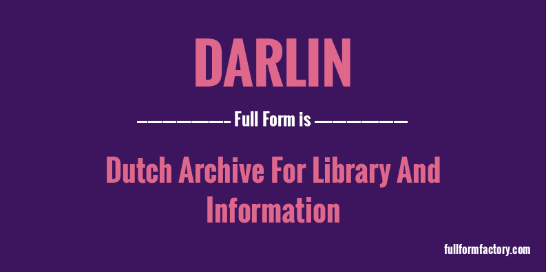 darlin-full-form
