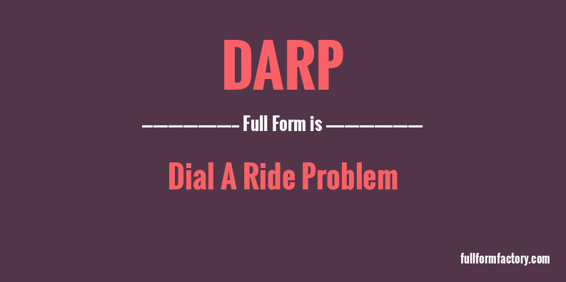 darp-full-form