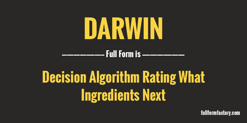 darwin-full-form