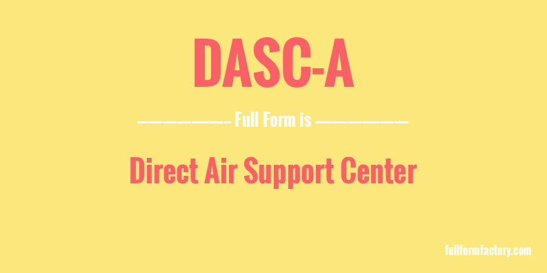dasc-a-full-form