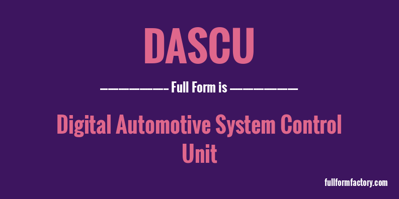 dascu-full-form