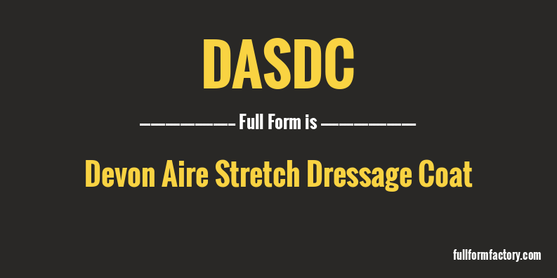dasdc-full-form