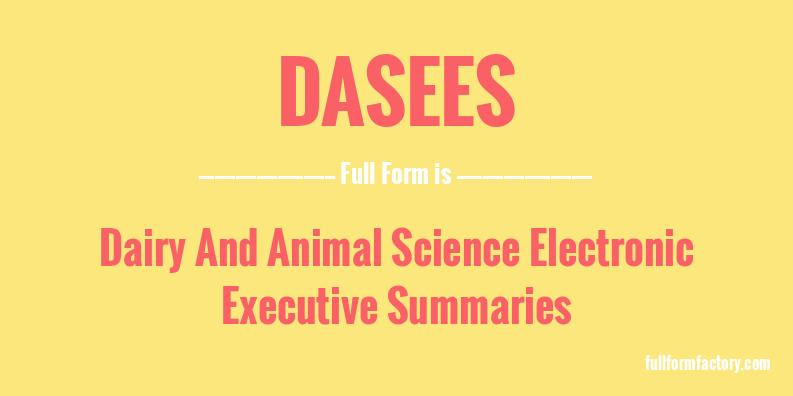 dasees-full-form