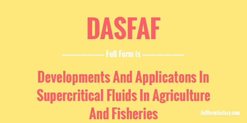 dasfaf-full-form