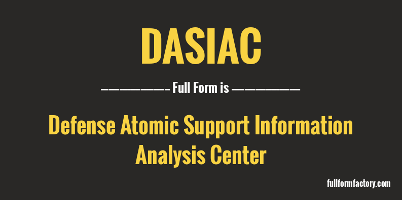 dasiac-full-form