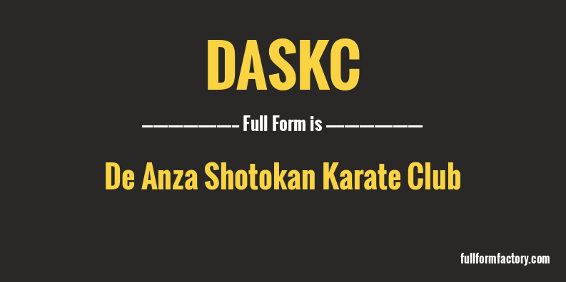 daskc-full-form