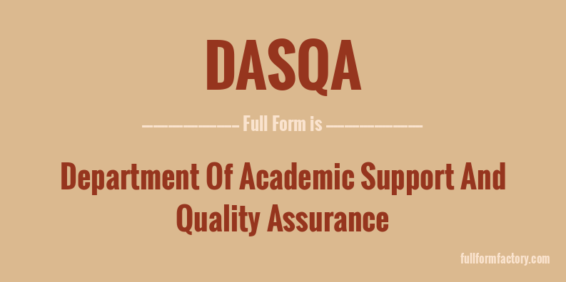 dasqa-full-form