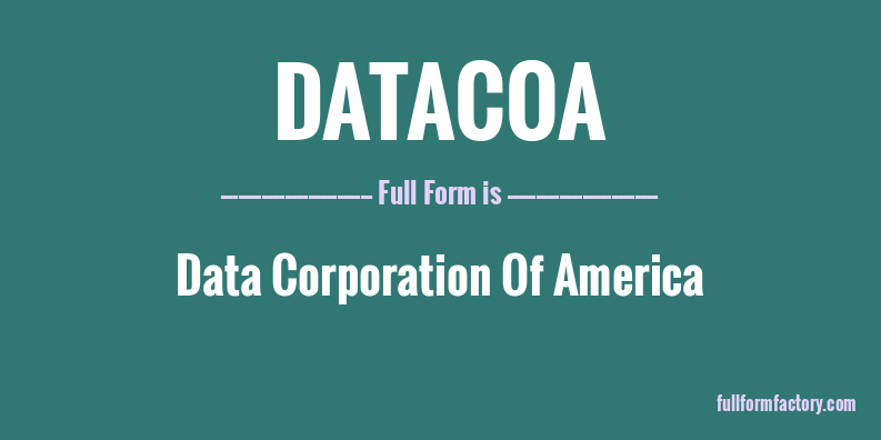datacoa-full-form