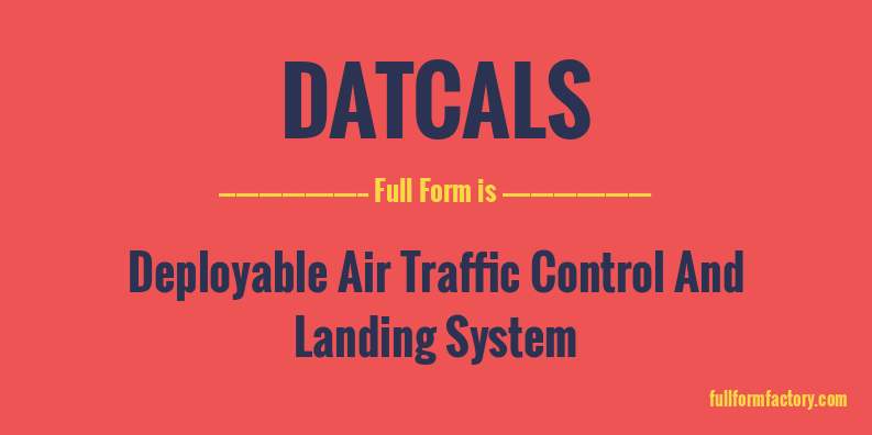 datcals-full-form