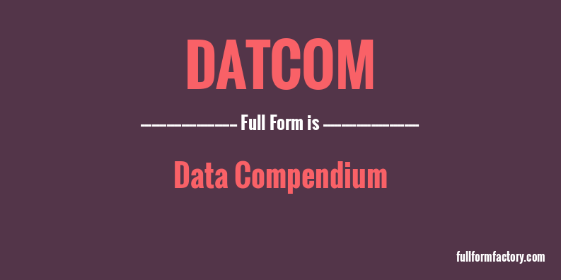 datcom-full-form