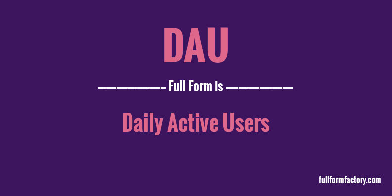 dau-full-form