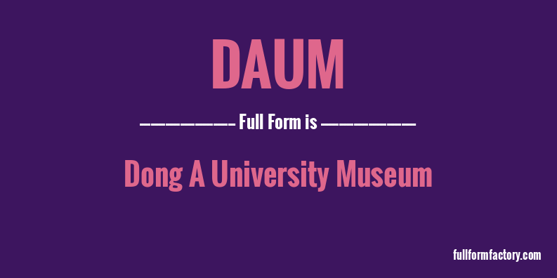 daum-full-form
