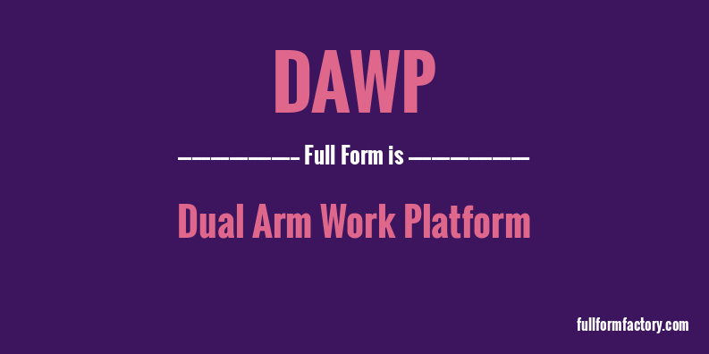 dawp-full-form