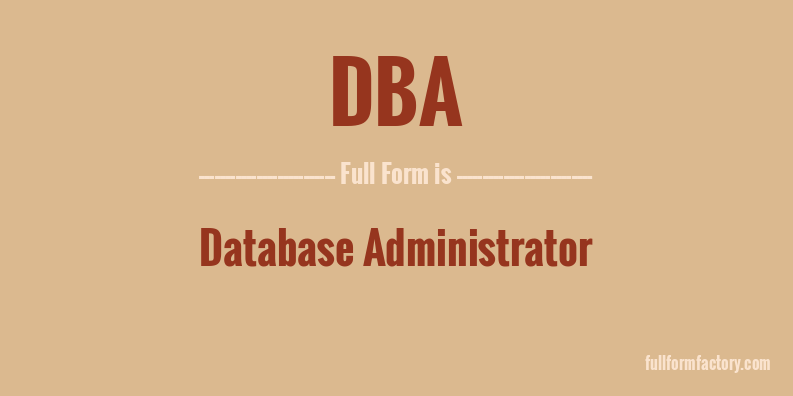 dba-full-form