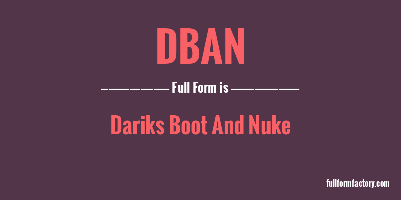 dban-full-form