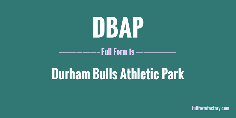 dbap-full-form