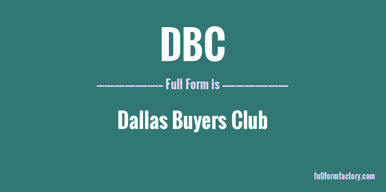 dbc-full-form