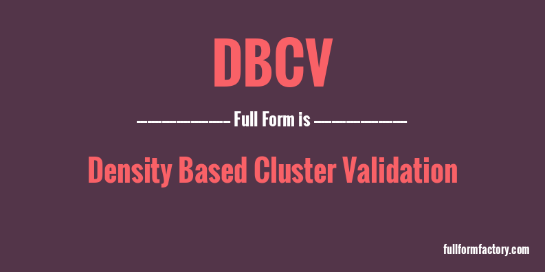 dbcv-full-form