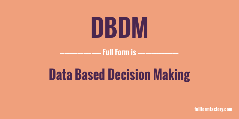 dbdm-full-form