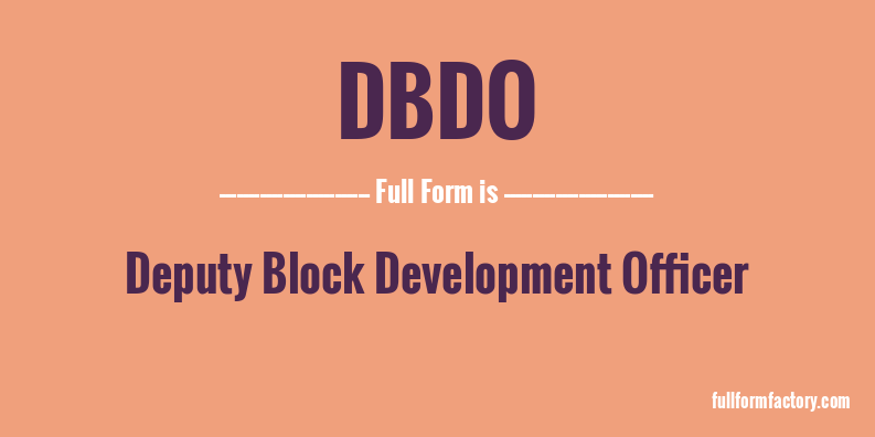 dbdo-full-form